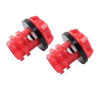 Hordion Yeti Lot de 2 bouchons de vidange étanches pour refroidisseur Yeti Tundra RTIC et réservoir à glace, rouge