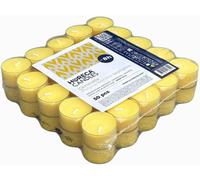 Horeca Candles Bougies à la citronnelle 50 pcs - bougies chauffe-plat, parfumées, 8h de combustion, intérieur et extérieur