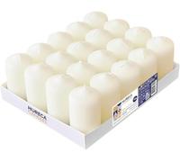Horeca Candles - Bougies Piliers - Ivoire - Ø 4 x 7 cm - Lot de 120 Bougies Décoratives pour la Maison - Longue Durée 12 Heures - Cire Non Parfumées - Pour la Maison, Mariage, Fêtes et la Restauration