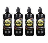 HORECA CANDLES l'huile pour Huile de Lampe - 4x1L, Paraffine Liquide Pure à 99%, Idéale pour l'intérieur, Bougies, Lampe à Huile, Religieux et Intérieur, Longue durée, sans Fumée ni Odeur