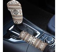 Horeset Aztec Lot de 2 housses de protection pour levier de vitesse et frein à main pour levier de vitesses