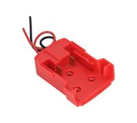 Horett Adaptateur de Batterie au Lithium, Connecteur 18 V 12 AWG 55,6 A | Accessoire pour Outil électrique, Coque ABS, Faisceau de Câbles de Calibre 12, Systèmes D'outils 18 V, Station D'accueil 85