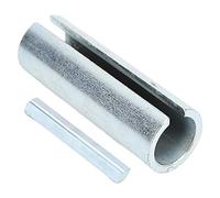 Horett Adaptateur de Manchon de Vilebrequin 3/4 Po à 1 Po en Acier | Accessoire de Moteur à Gaz, Construction en Acier Inoxydable e Marche de 3/16 Po à 1/4 Po, compatibilité Poulie et