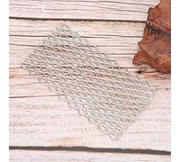 Horett Anode de Galvanoplastie de Bijoux en Maille Titane 9,7 X 5,4 Cm | Métal Pur, Courant Uniforme, Cuivre Argent or, Utilisation en Réparation, Compatible avec les Machines de Galvanoplastie,
