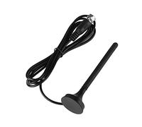 Horett Antenne HDTV Numérique -T D'intérieur, Base Magnétique Double Bande UHF VHF 10 DB, Coupe-Vent, Anti-brouillage, avec Matériau Entièrement Métallique, pour Télévision à D