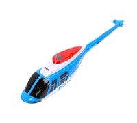 Horett Auvent de Remplacement de Coque D'Hélicoptère RC pour RC Era C138 Pro Bell 206, Couvercle Corps en Plastique Léger, Durable, Installation Facile, Protection Haute Résist