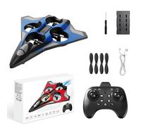 Horett Avion RC 2,4 G, Avion télécommandé en Mousse EPP avec 3 Modes de Vitesse, Décollage et Atterrissage à Une Touche, Maintien D'altitude, Roulement à 360° (Bleu)