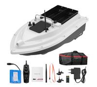 Horett Bateau à Appâts de Pêche GPS, Télécommande sans Fil, Retour Automatique, étanche, Navigation à Une Touche, Portée de 500 M, Charge 2 Kg, pour Les Amateurs (Double entrepôt D26C (18 000 mAh))