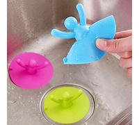 Horett Bouchon pour Canalisation en Silicone, Couvercle D'évier de (Bleue)