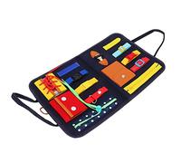 Horett Busy Board Felt Montessori 11,1 X 17,4 Pouces Jouet pour Autisme
