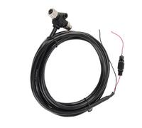 Horett Câble de Dérivation NMEA 2000 et Ligne de Dérivation 3 Mètres 5 Broches M12 Terminaison Câble D'alimentation Base Marine IP67 ABS étanche avec Connecteur Fusible T pour