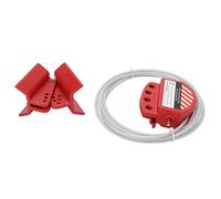Horett Câble de sécurité Durable, Conception Réglable pour Verrouiller les Vannes dans des Conditions de Températures élevées et Basses, 1,8 M/4 Mm