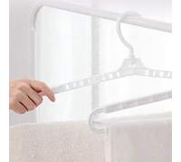 Horett Cintres Réglables, Bras Rétractables Extra Larges | Cintres Rétractables, Plastique, Pinces -vent, Séchage Extérieur, épaules Larges, Pulls et Manteaux, Rangement