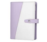 Horett Classeur de Budget A6 en Cuir Pu, Organisateur de Carnet Notes à 6