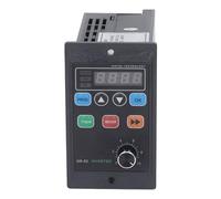 Horett Convertisseur de Fréquence 30W 1Ph à 3Ph Onduleur 0-220V | Boîtier Ignifuge pour PC, Affichage Numérique LED, Plage 0,1-400 Hz, Contrôle Vectoriel V/f, compatibilité