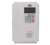 Horett Convertisseur de Fréquence 7,5 KW monophasé 220 V vers triphasé | Onduleur de Moteur, Compatible Moteur 7,5 KW, Filtre intégré, Boucle Ouverte V/F, PWM, Boîtier ABS, Pompes de Ventilateurs,