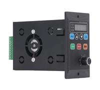 Horett Convertisseur de Fréquence 90W 1PH à 3PH 0-220V PC Shell Compact | Coque Ignifuge PC, Contrôle V F, Pompes à Eau pour Ventilateurs, Machines à Graver, Affichage LED, Onduleur de Moteur