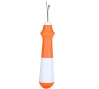 Horett Découseur de Couture en Acier Inoxydable, 2 Couleurs, Outils de Point Pratiques pour Ouvrir et Enlever les Fils (Orange)