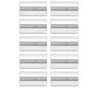 Horett Entretoise Ronde Entretoise Circulaire Ronde en Alliage D'aluminium 6 Mm OD 4 Mm ID Accessoire de Support Non fileté avec Surface Anodisée pour Roulements Boulons Arbres (Longueur 12mm)