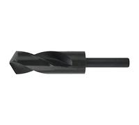 Horett Foret Hélicoïdal Noir Foret Hélicoïdal Noir HSS à Tige Réduite Acier Rapide de 29,5 Mm Angle Pointu de 118 Degrés avec Tige 12,7 Mm pour Fer, Aluminium,