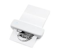 Horett Imprimante à transfert thermique portable sans fil A4 - Connexion USB avec ordinateur portable - 56 mm/77 mm/107 mm/210 mm/216 mm - Format de papier A5 - Compatible avec le bureau et l'école