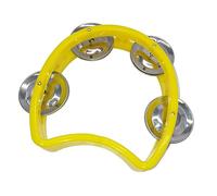 Horett Instrument de Rythme Tenu dans la Main de 4 Cloches en Plastique | Plastique Durable, compatibilité avec la Maternelle, éducation Musicale, Transport Compact, Son Brillant, Utilisation des