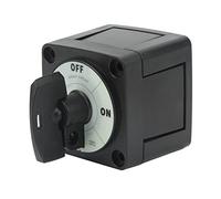 Horett Interrupteur de Déconnexion de Batterie, Interrupteur Coupure Batterie, D'isolation 300 A, Circuit Unique ON OFF IP66 étanche avec Goujons en