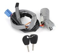 Horett Interrupteur de Verrouillage D'allumage 4162.CF avec 2 Clés pour | Alliage D'aluminium ABS en Fer, Remplacement du Commutateur de Démarrage, Partner 2002-2008, Ajustement Direct, Résistant