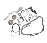 Horett Kit Complet de Conversion de Démarrage au Pied, Assemblage Démarreur qualité Supérieure, Mise à Niveau Idéale pour DR-Z400E 2000-2007, Métal, 28 Pièces