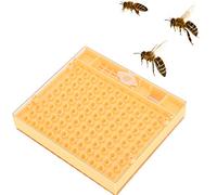Horett Kit de Production de Larves en Plastique pour Boîte D'élevage Reine | Outil D'apiculture, Pièces Réutilisables, Compact, Utilisation en Rucher, Plastique sans Danger pour les Abeilles, sans