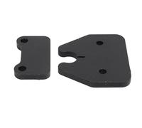 Horett Kit de Réparation de Clip Pare-Soleil en Aluminium pour Camion Lourd | Clip de Montage de Pare-soleil, Revêtement Noir anodisé, Support de Pare-soleil Libre, Adaptation pour Camion, Remplacement