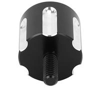 Horett Kit D'écrous de Boulons de Siège Arrière Moto, Universel, (Noir) | Joint, Poignée Moletée, Montage sur Garde-boue Supérieur, Construction Métallique, Haute Résistance, compatibilité Moto