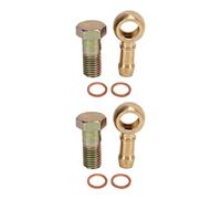 Horett Kit d'étanchéité pour Boulon Banjo Turbo Water M12x1,25 Mm 3/8 | Construction Métallique, Résistant à la Rouille, Connexion D'alimentation Moteur, compatibilité Turbocompresseur,