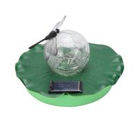 Horett Lampe Solaire Flottante pour Piscine, étanche, LED, avec Libellule, pour Jardin, Mariage, Décoration Extérieure, éclairage Automatique à énergie Solaire étangs, Jardins, (S)