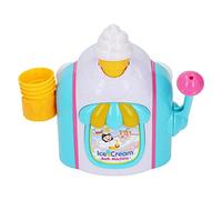 Horett Machine à Bulles pour Enfants, Jouet de Bain en Mousse en Forme de Crème Glacée pour Un Bain Apaisant, Machine à Bulles Aspiration Puissante Salle