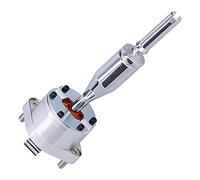 Horett Manette de Vitesse à Courte Focale 5 Vitesses, Réduction de | Alliage D'aluminium, chromé, Boîte de Vitesses Getrag 260 M35, Ajustement de Bouton D'usine, Butée Réglable, Ajustement