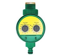 Horett Minuterie de Robinet, Deux Cadrans, 120 Minutes, Contrôle de Cycle | Boîtier étanche en ABS, Utilisation sur le Balcon du Jardin sur le Toit, Port G3/4, Minuterie D'eau Automatique, Cellules