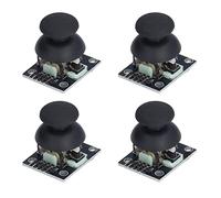 Horett Module Joystick, 5 Broches X Y Double Axe, Kit de Capteurs 4 Pièces | PCB ABS, Sortie Analogique X Y, Commutateur Numérique Axe Z, Projets de Télécommande, Contrôleur de Jeu, pour PS2