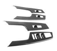 Horett Panneau de Garniture de Commutateur Fenêtre pour EV6 2022 et | Construction ABS, Style Fiber de Carbone, Décor D'accoudoir de Porte Intérieure de Voiture, EV6 2022 Up, Montage pour