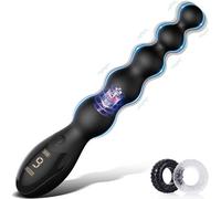 Horett Perles Anales Vibrantes, Vibrateur Anal, Masseur de Prostate pour Hommes