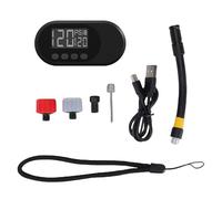 Horett Pompe à Air Portable, Gonfleur de Pneu Numérique Rechargeable avec Arrêt Automatique, Lumière LED, Mini Compresseur D'air sans Fil pour Voiture, Vélo, Gonfleur de Pneu avec (pneus)