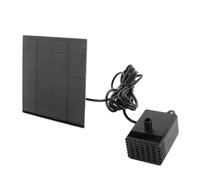 Horett Pompe de Fontaine D'eau Solaire, Ascenseur de 120cm, ABS Silencieux, | Kit de Bain D'oiseaux, Construction en ABS, Utilisation D'un Petit étang, Décoration de Piscine de Jardin, compatibilité