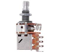 Horett Pot de Commande de Guitare A500K Push Pull, Longueur D'arbre 18mm | Réglage de la tonalité, Corps en Métal, compatibilité Basse électrique, Trous de Protection de 7 Mm, Commutation de Prise