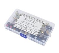 Horett Potentiomètre Potentiomètre Conique Linéaire Rotatif Linéaire à Tour Unique 5K à 100K Ohm avec Couvercle en Aluminium pour le Contrôle du