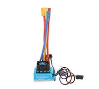Horett RC Brushless ESC 120A étanche 9 Vitesses pour 1/10 1/8 | Port de Programmation, Boîtier étanche à la Poussière, Construction en Plastique, Batterie 2-4S, Prise XT60, adapté à une
