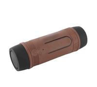 Horett S1 Haut-Parleur Portable sans Fil étanche avec Basses Puissantes, Lampe de Poche LED, Banque d'alimentation 4000 MAh, Radio FM, Carte TF, Entrée AUX pour Le Camping, la (Verte)