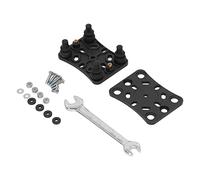 Horett Support de Téléphone pour Moto, Amortisseur de Vibrations | Acier Inoxydable, Nylon, Silicone, Construction Durable, Amortissement des Bosses de Route, Adaptation pour ATV UTV,