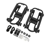 Horett Support de Toit Pliable et Réglable pour Kayak, Support sécurisé | Construction en Fer, Ajustement Réglable, Transport de canoë, compatibilité Bateau Camion van, Rangement Pliable,