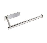 Horett Support Mural en Acier Inoxydable 304, Porte-Serviettes en Papier, | Montage Adhésif ou à Vis, Utilisation Verticale ou Horizontale, Inox étanche, Cuisine, Rouleaux jusqu'à 30 Cm