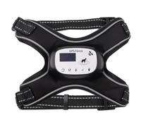 Horett Système de Clôture pour Chien sans Fil GPS, Gilet électrique Rechargeable Intelligent et Réglable avec 3 Modes D'entraînement, Bande Réfléchissante pour L'extérieur, Grands